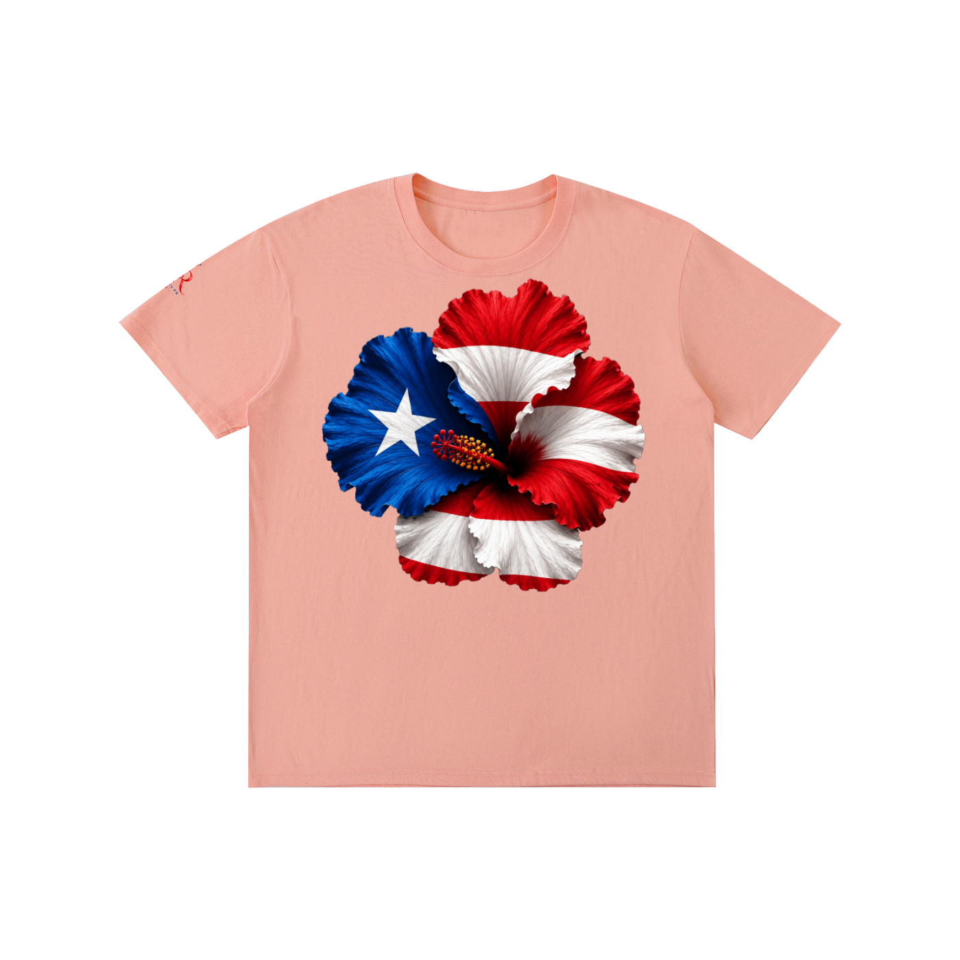 Puerto Rico Flor de Maga Heritage T-Shirt  Pure Cotton Unisex T-Shirt