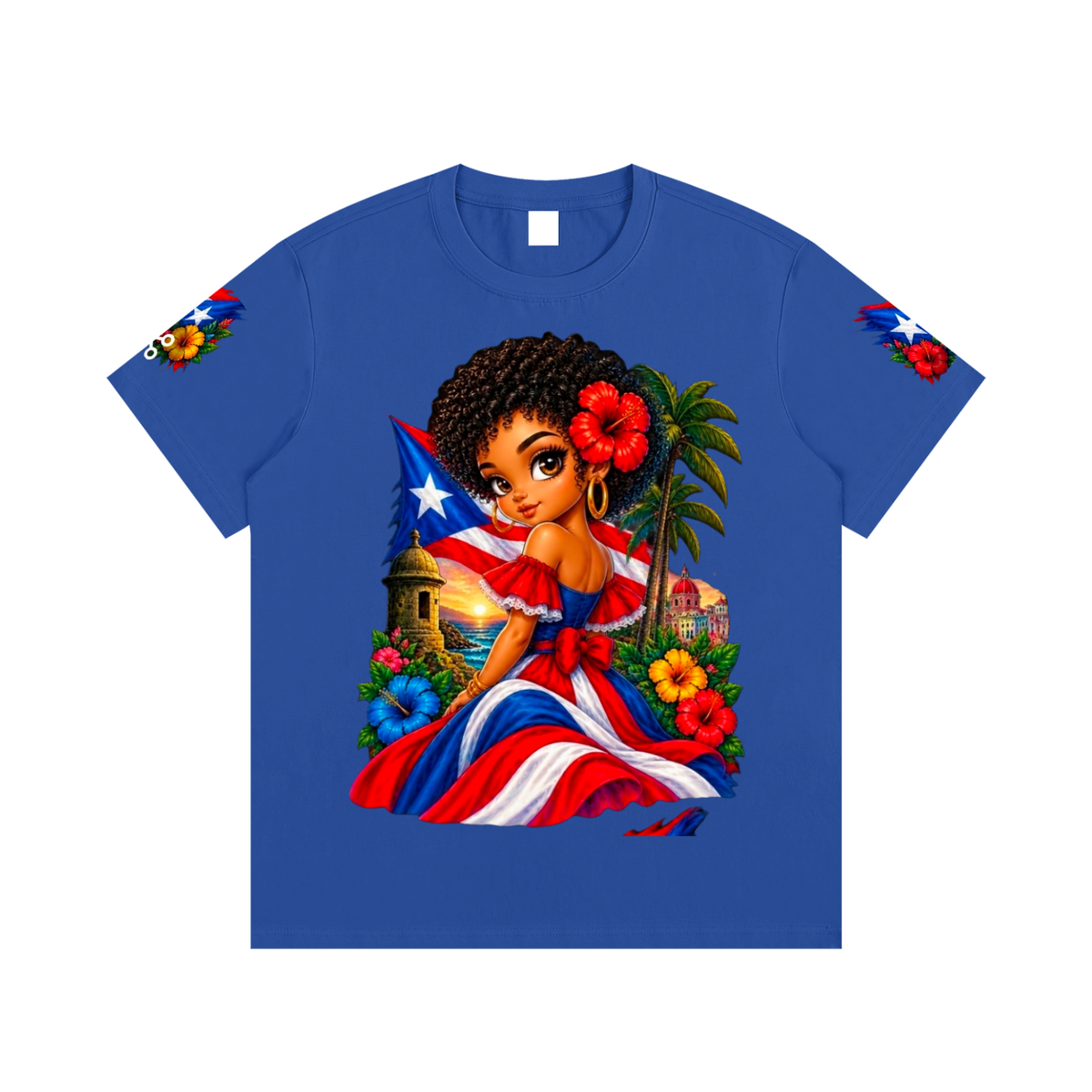 Puerto Rican Island Beauty Tee – Puerto Rico Heritage & Tropical Pride ShirtEssential Cotton T-Shirt