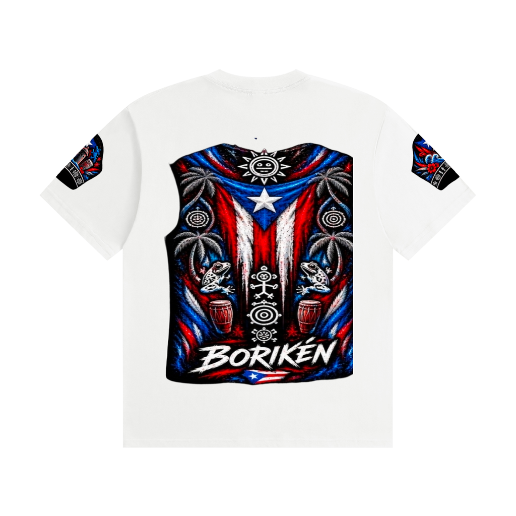 PUERTO RICO SUPERHERO — Graphic T-ShirtUnisex Seamless Cotton T-Shirt
