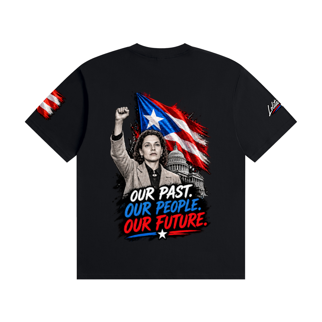 Lolita Lebrón “We Learn From It” Puerto Rican History T-Shirt Unisex Seamless Cotton T-Shirt
