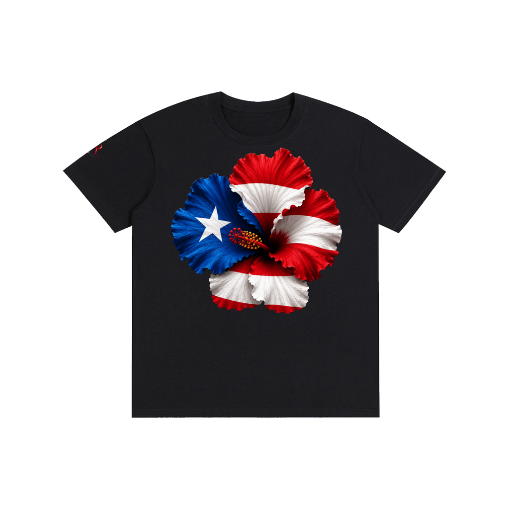 Puerto Rico Flor de Maga Heritage T-Shirt  Pure Cotton Unisex T-Shirt