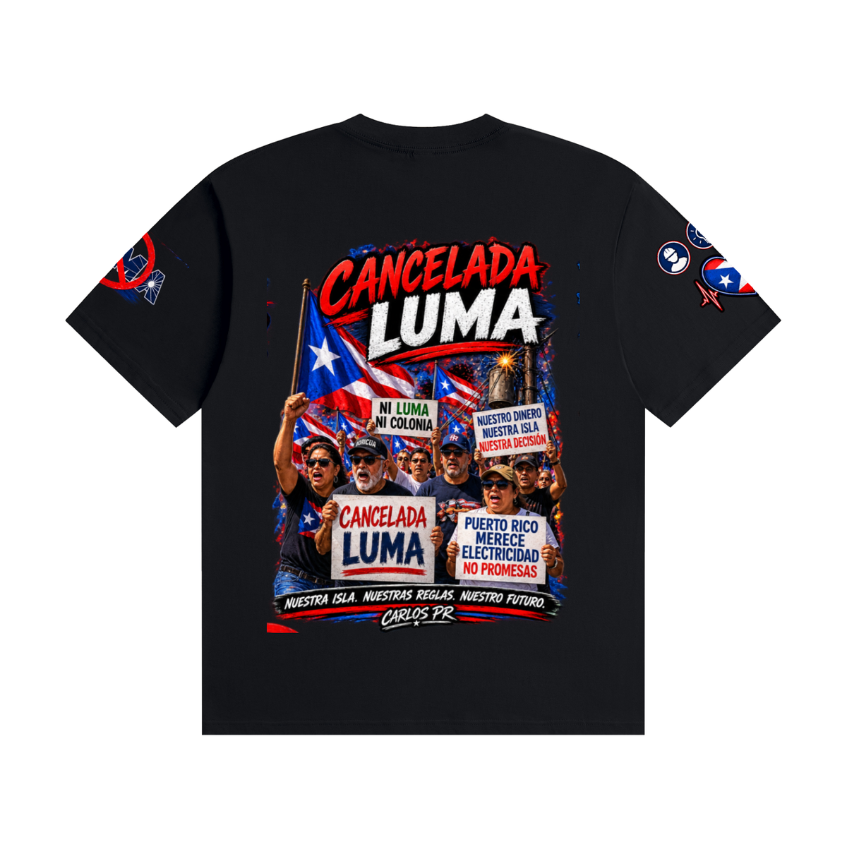 Puerto Rico Deserves Better – Cancela LUMA Puerto Rican Statement Tee Unisex Seamless Cotton T-Shirt