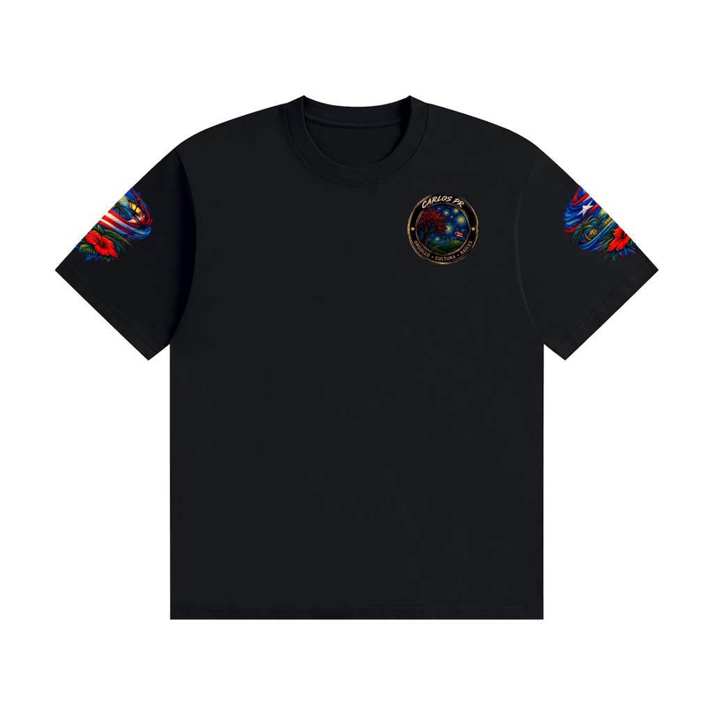 Puerto Rico Under the Stars Graphic Tee | Island Roots Heritage Shirt Unisex Seamless Cotton T-Shirt