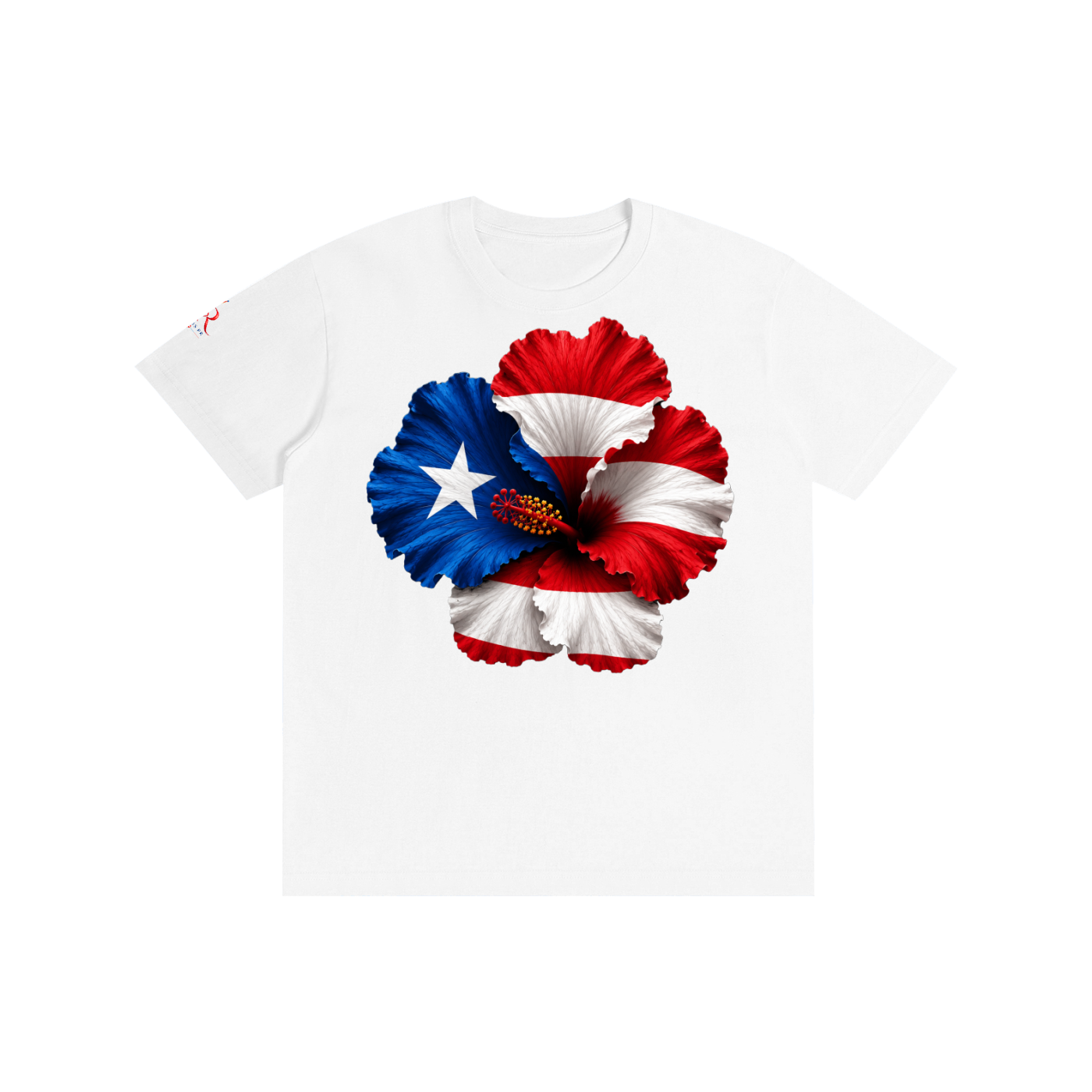 Puerto Rico Flor de Maga Heritage T-Shirt  Pure Cotton Unisex T-Shirt