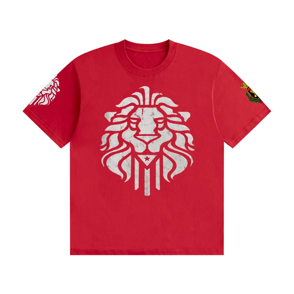 Puerto Rico Lion Heritage Tee – Fuerza, Orgullo y RaícesUnisex Seamless Cotton T-Shirt