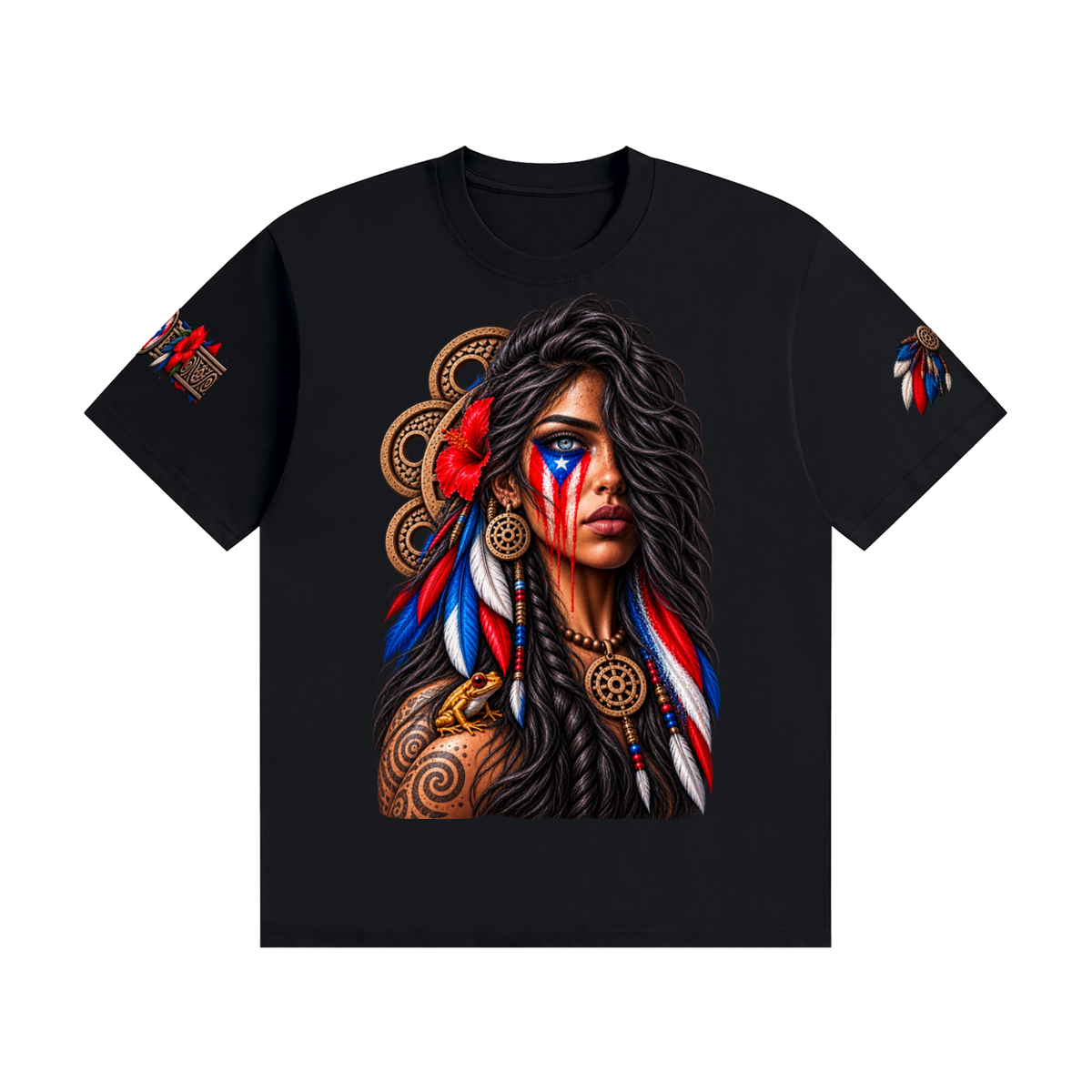 Puerto Rican Roots – Heritage & Strength Graphic Tee Unisex Seamless Cotton T-Shirt