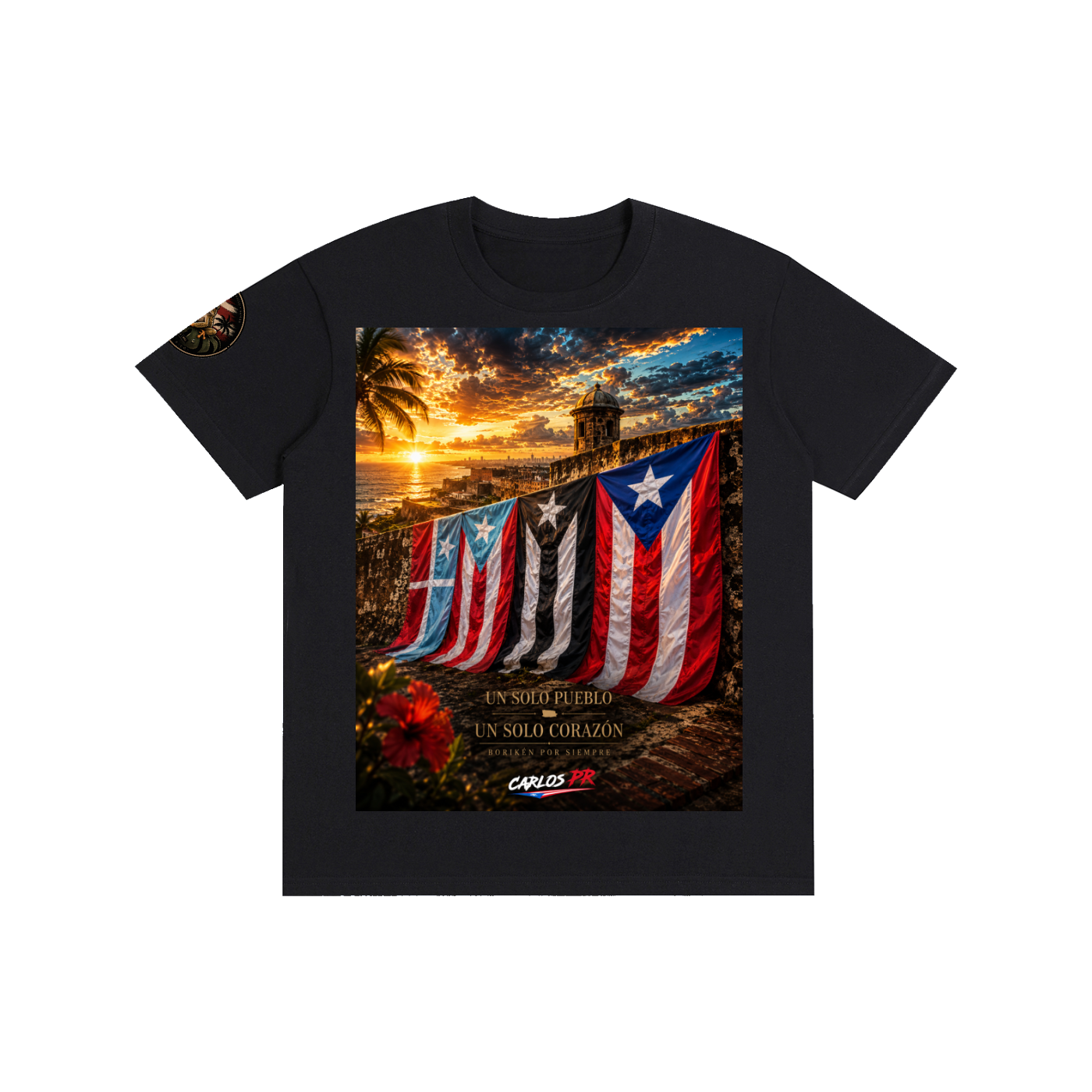 Puerto Rico Heritage | Boricua Unisex Cotton T-Shirt Pure Cotton Unisex T-Shirt