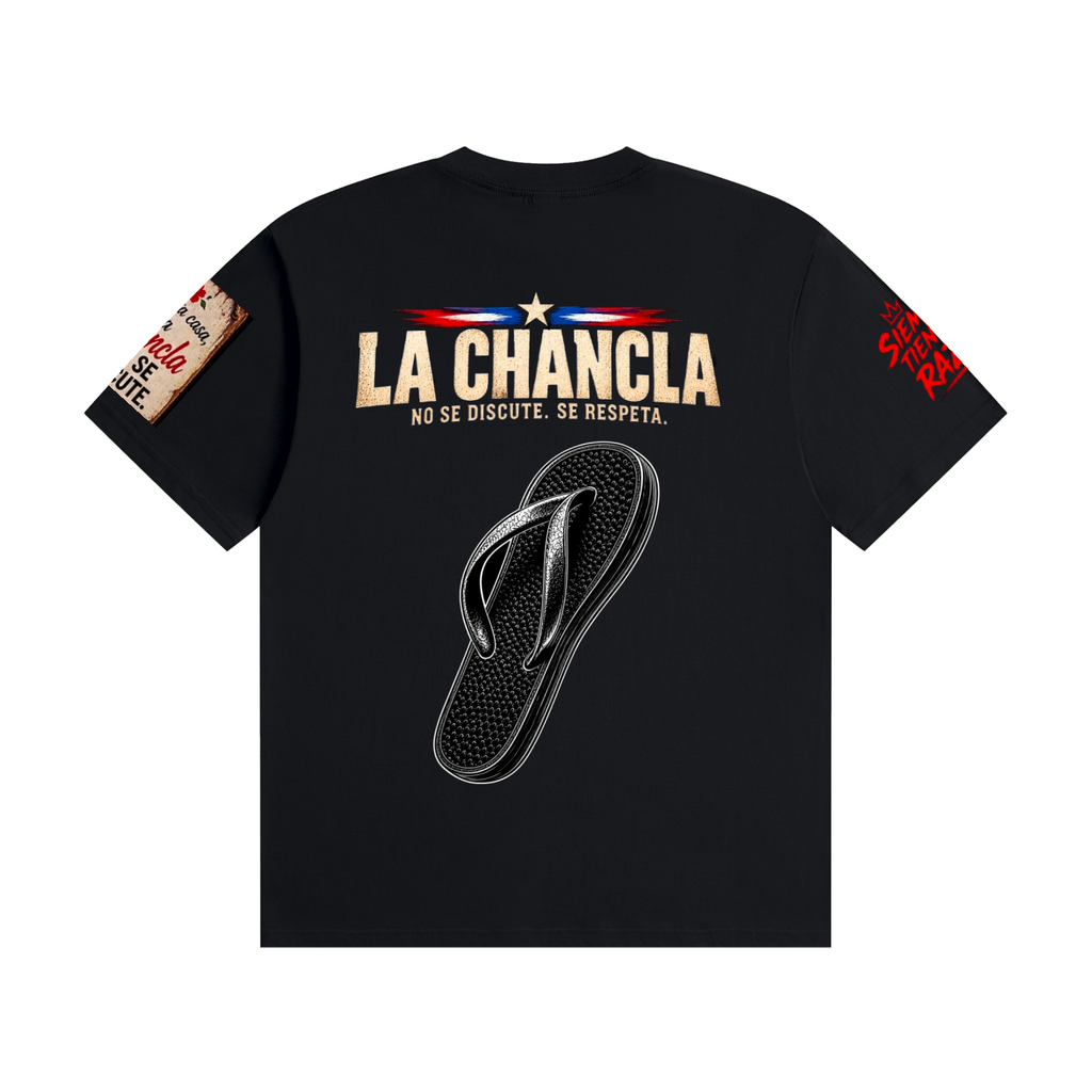 Puerto Rican Abuela “La Chancla” Graphic Tee Unisex Seamless Cotton T-Shirt