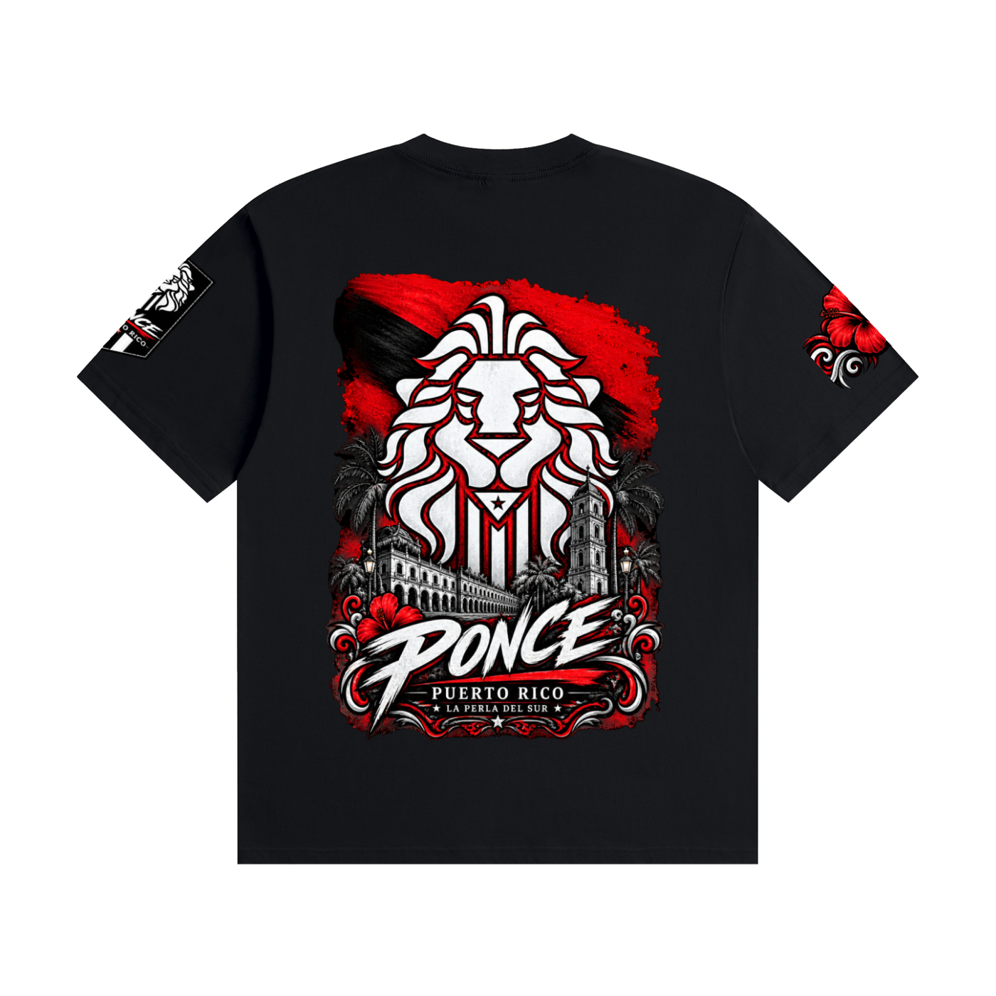 Ponce Lions — La Perla del Sur Graphic Tee Unisex Seamless Cotton T-Shirt